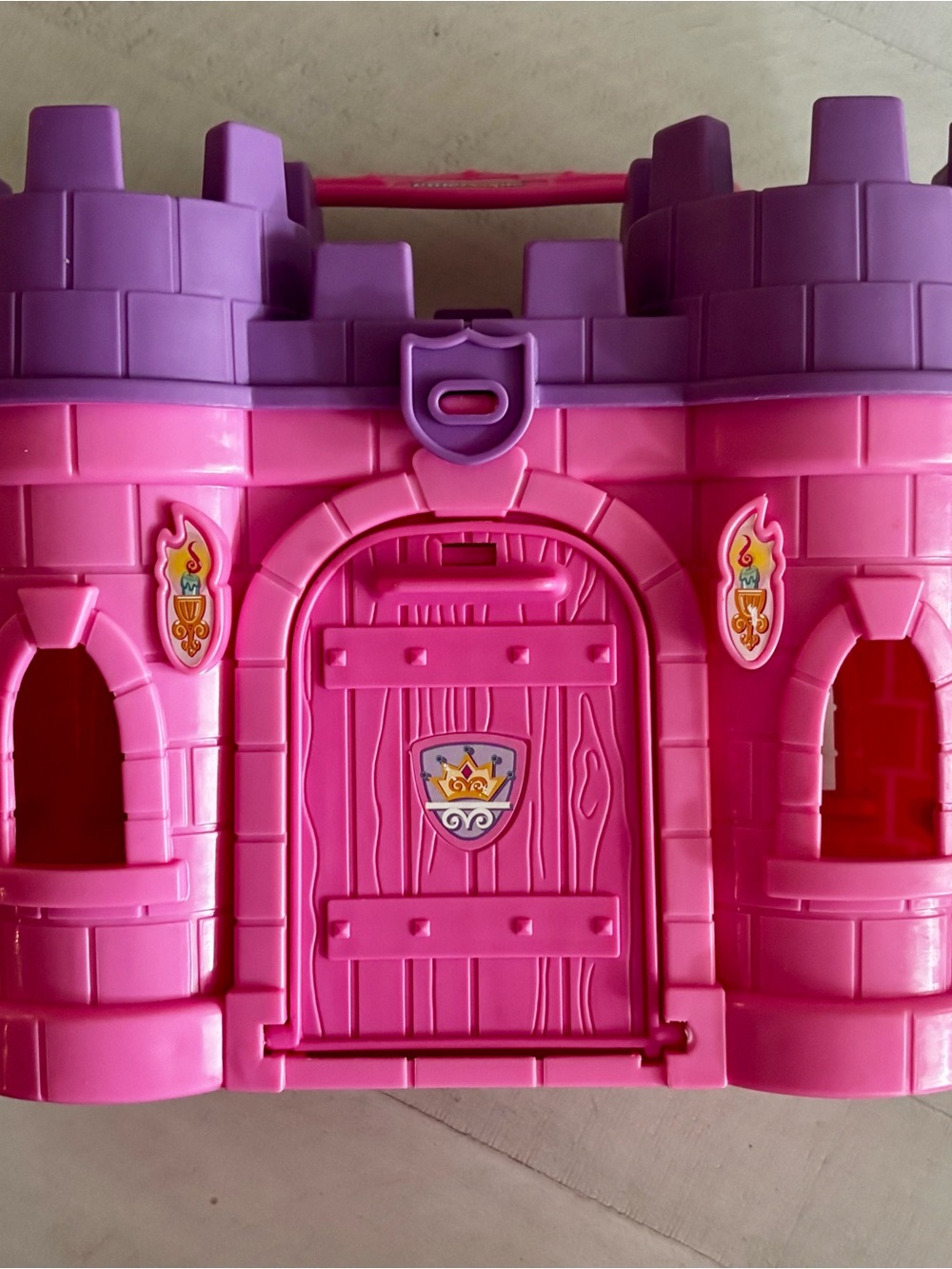 Fisher Price Pink & Purple Princess Castle Playset